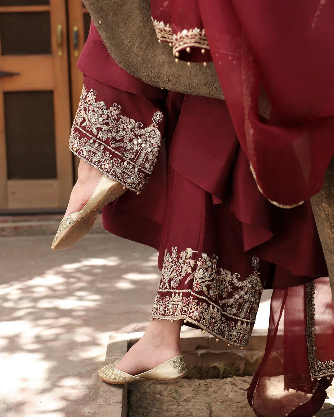 Faiza Saqlain | Mehermah Luxe Formals | Norine - Aqsa Fabrics
