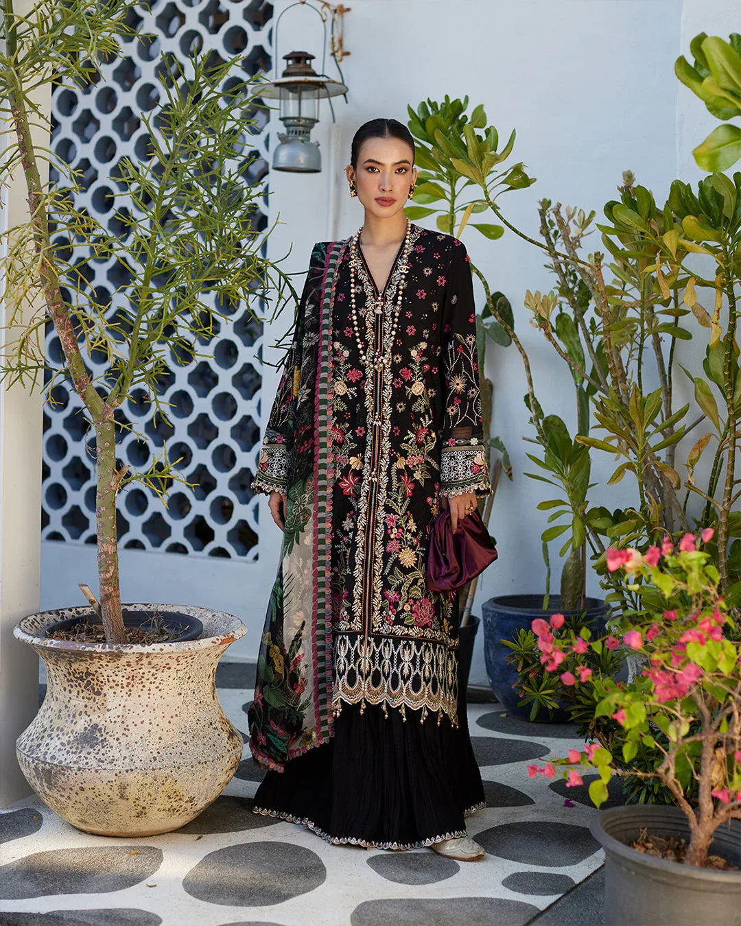Faiza Saqlain | Merle - Lawn'24 - Aqsa Fabrics