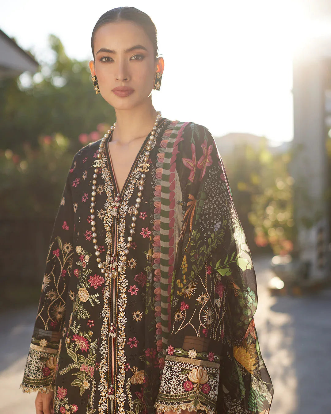 Faiza Saqlain | Merle - Lawn'24 - Aqsa Fabrics