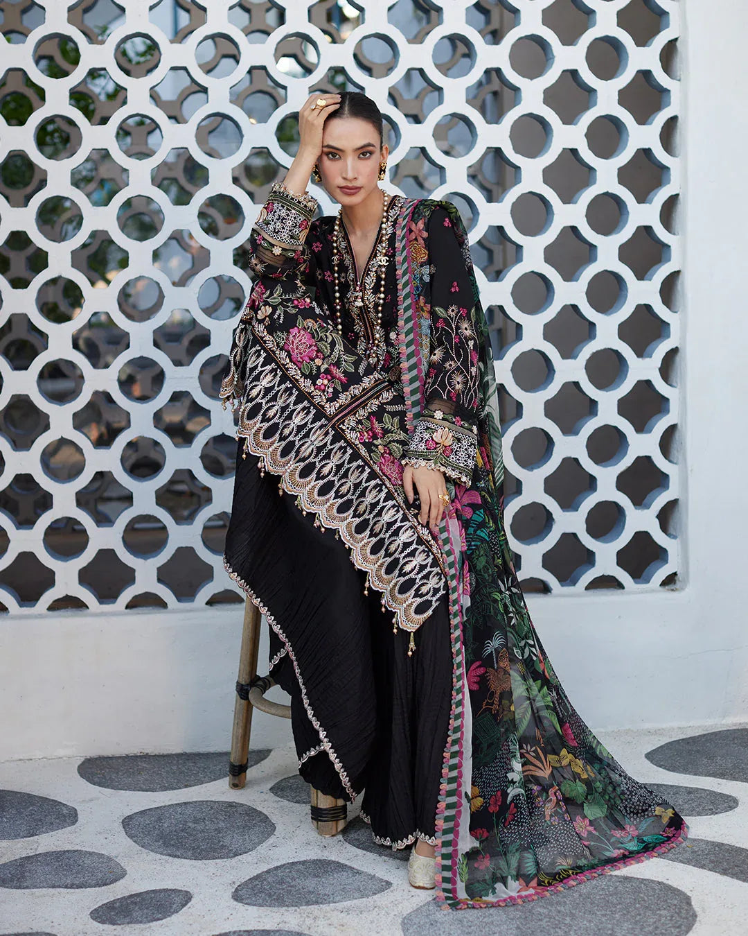 Faiza Saqlain | Merle - Lawn'24 - Aqsa Fabrics