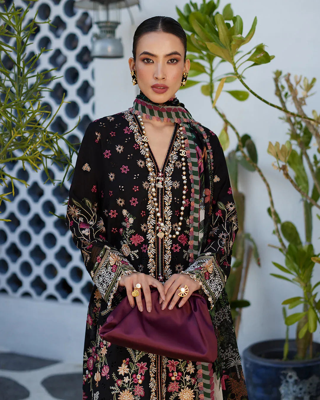 Faiza Saqlain | Merle - Lawn'24 - Aqsa Fabrics