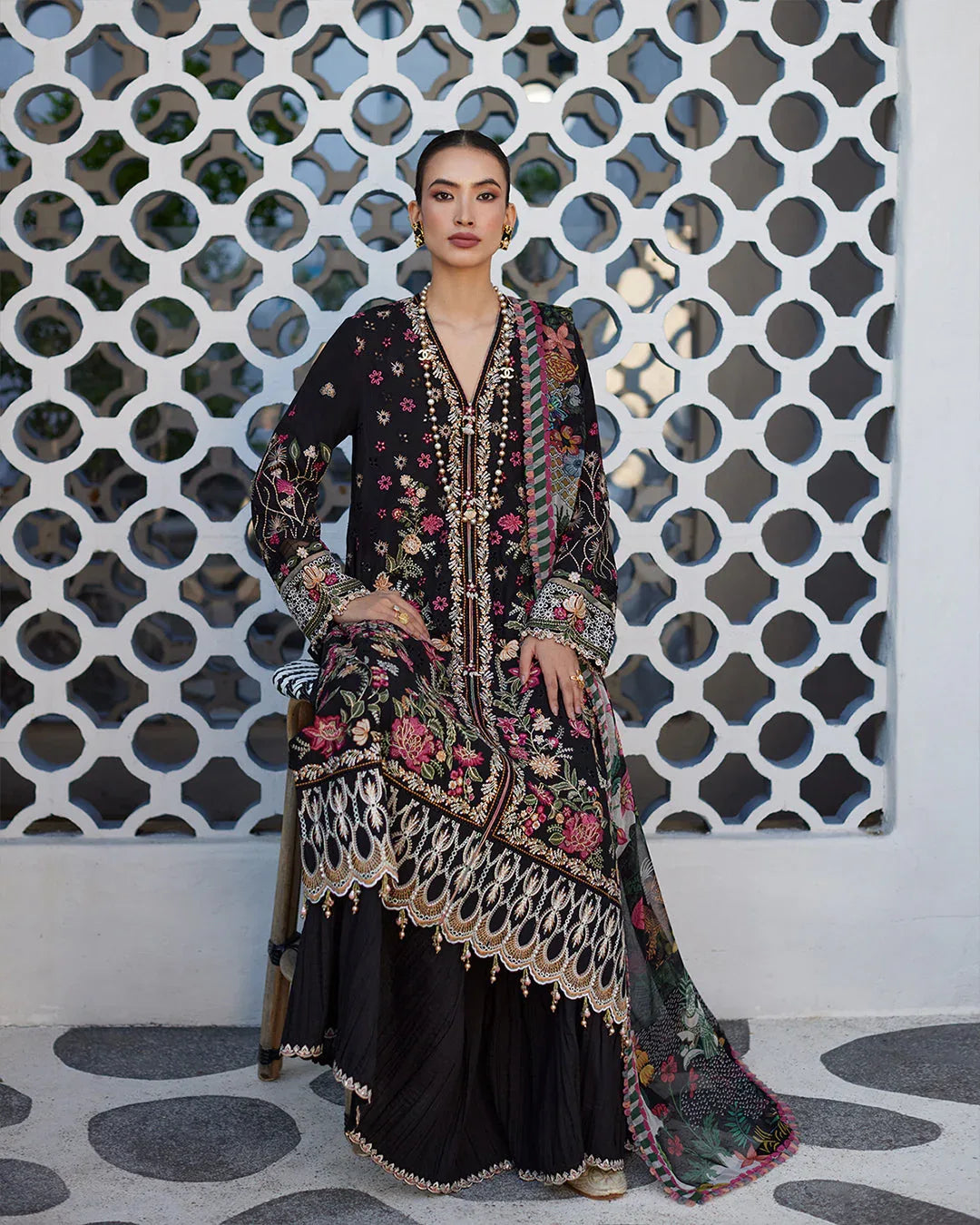 Faiza Saqlain | Merle - Lawn'24 - Aqsa Fabrics