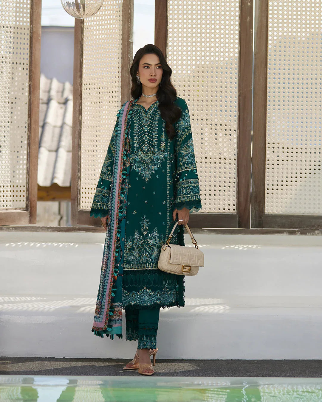 Faiza Saqlain | Milena - Lawn'24 - Aqsa Fabrics