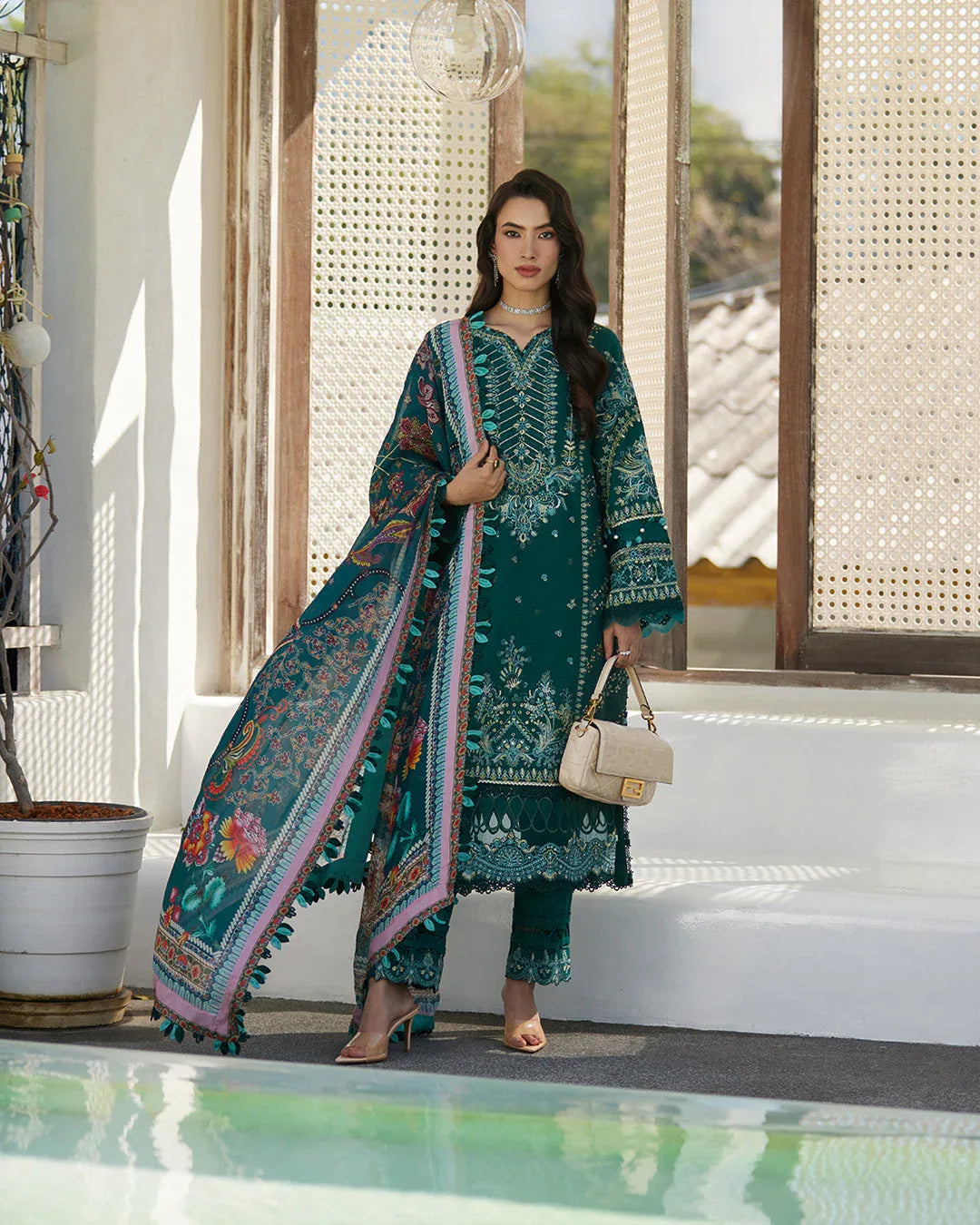 Faiza Saqlain | Milena - Lawn'24 - Aqsa Fabrics