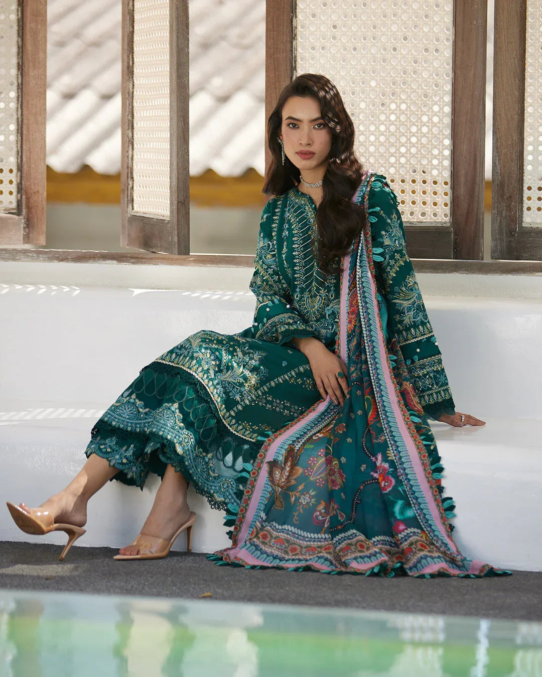 Faiza Saqlain | Milena - Lawn'24 - Aqsa Fabrics
