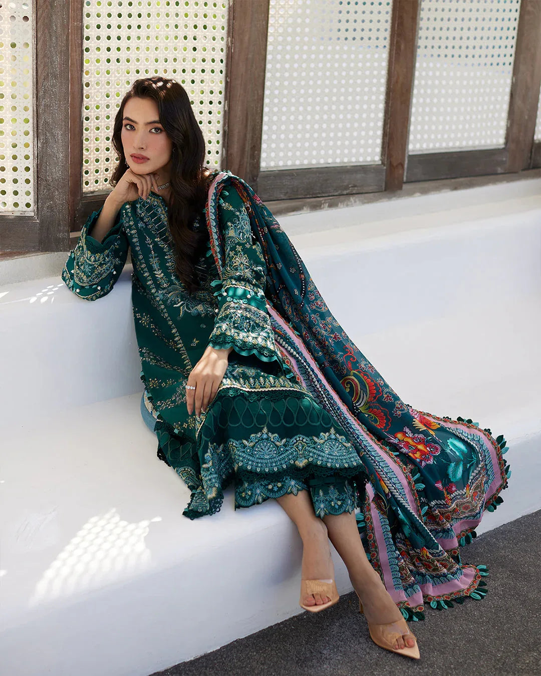 Faiza Saqlain | Milena - Lawn'24 - Aqsa Fabrics