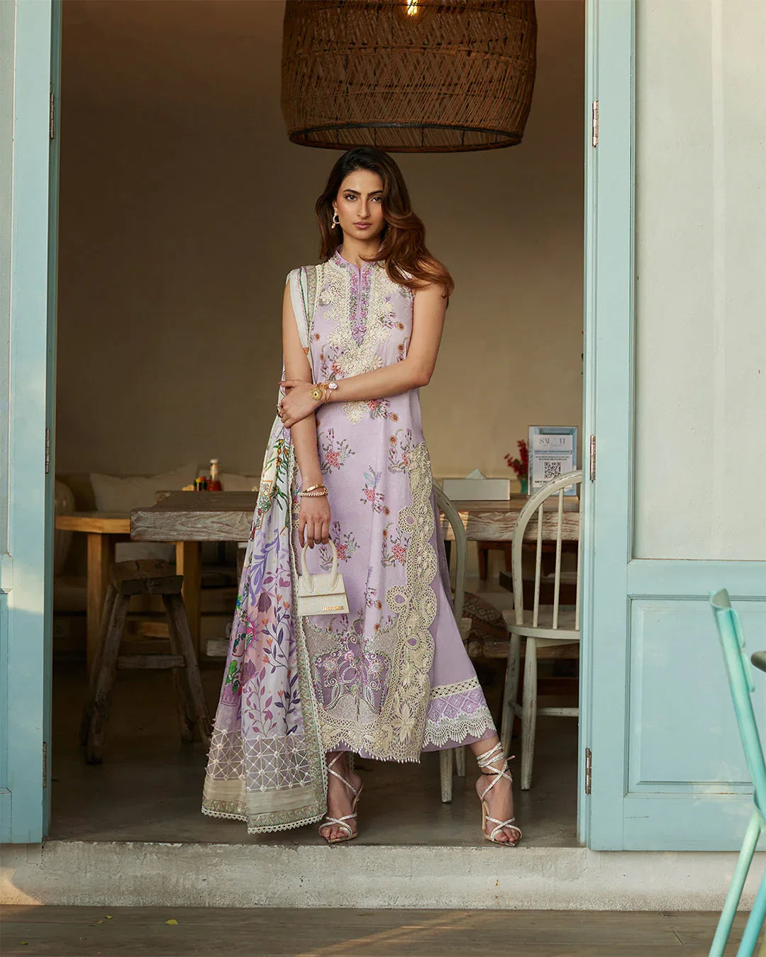 Faiza Saqlain | Nazeli - Lawn'24 - Aqsa Fabrics