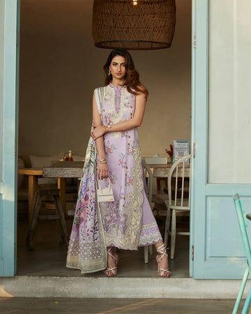Faiza Saqlain | Nazeli - Lawn'24 - Aqsa Fabrics
