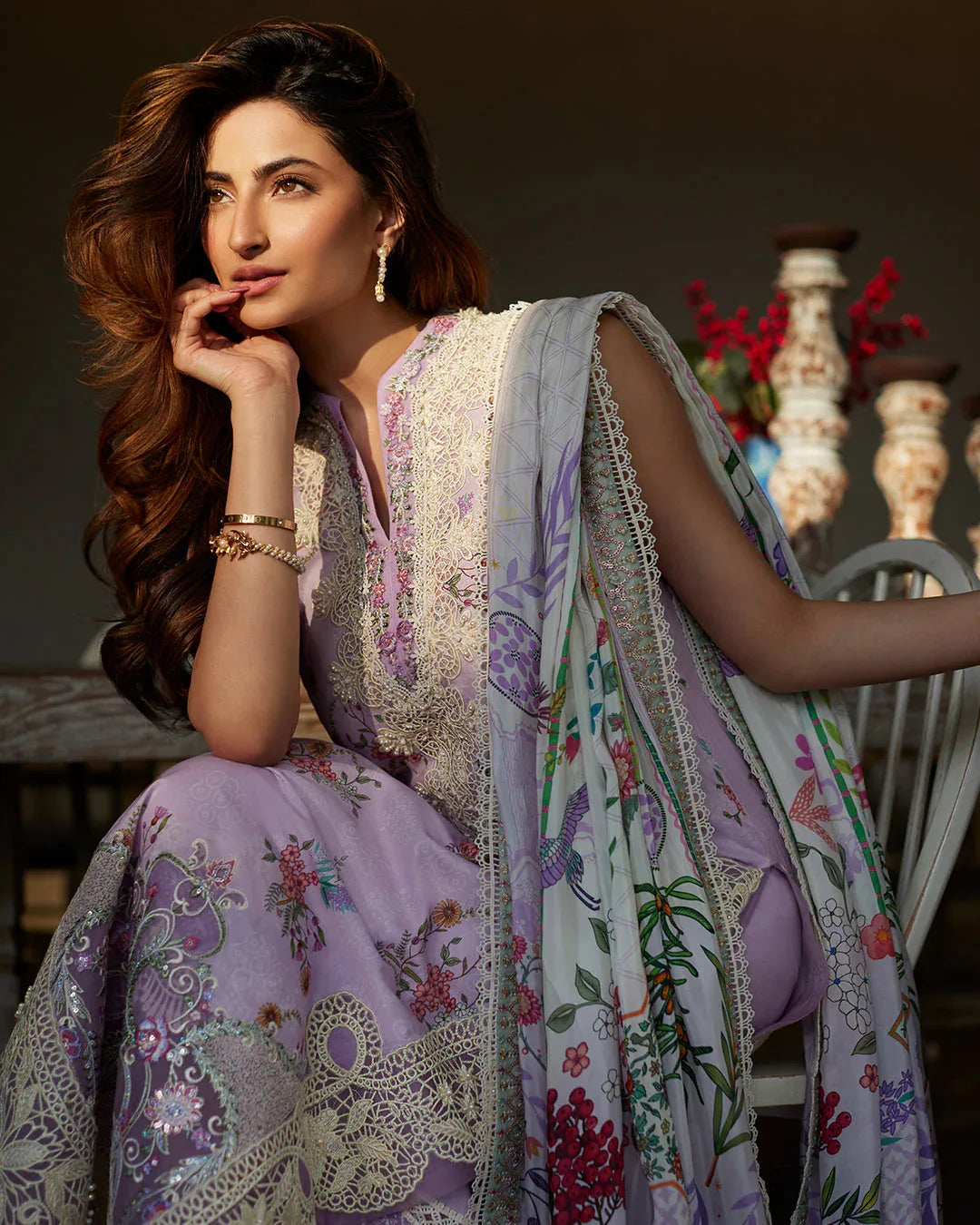 Faiza Saqlain | Nazeli - Lawn'24 - Aqsa Fabrics