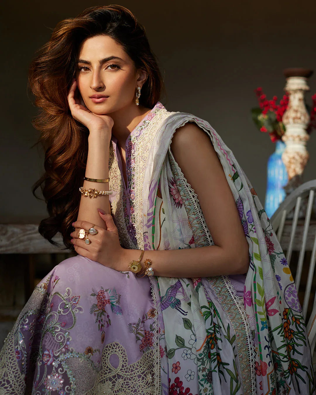 Faiza Saqlain | Nazeli - Lawn'24 - Aqsa Fabrics
