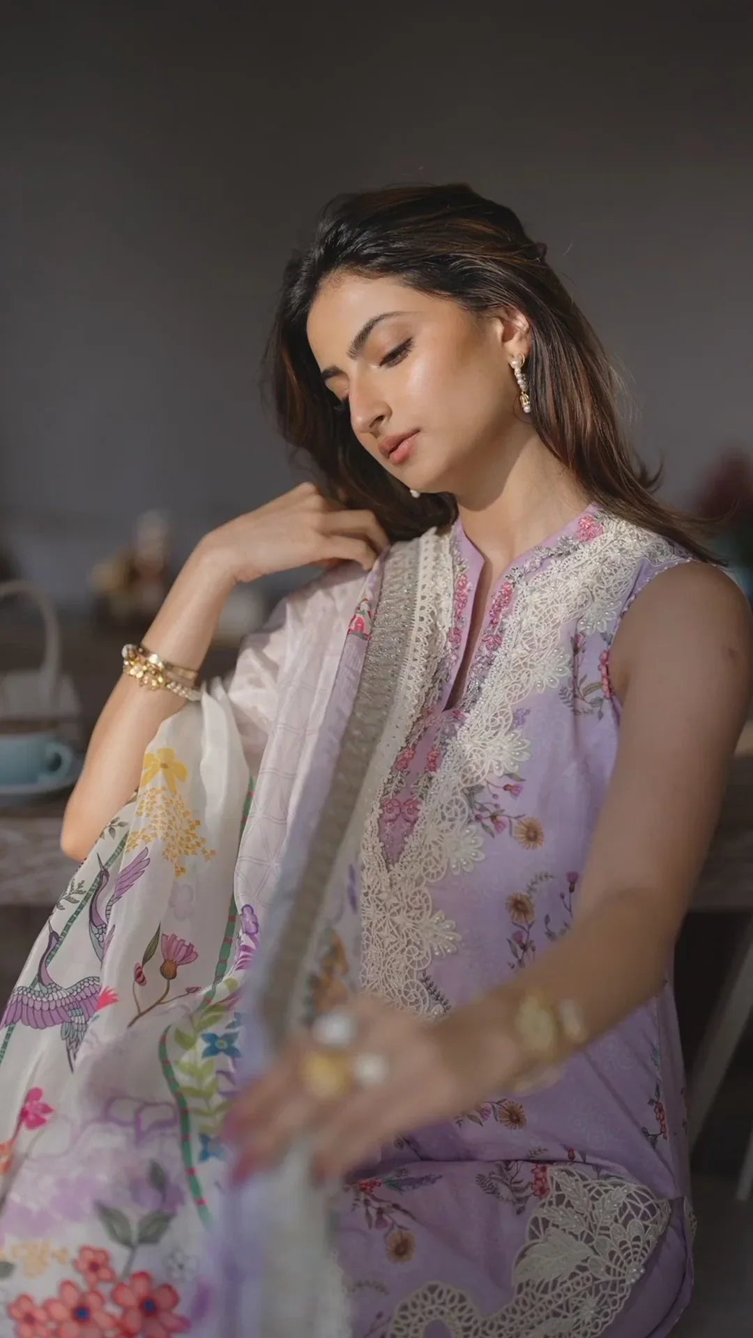 Faiza Saqlain | Nazeli - Lawn'24 - Aqsa Fabrics