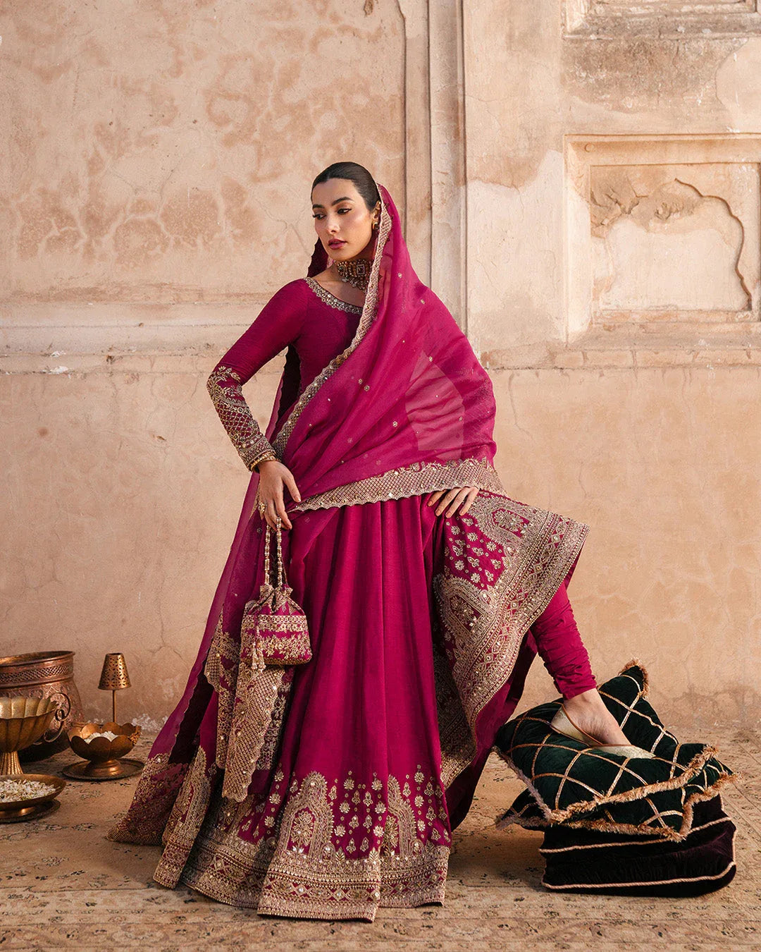 Faiza Saqlain | Zimmal Formals | Cassia - Aqsa Fabrics