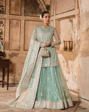 Faiza Saqlain | Zimmal Formals | Valari - Aqsa Fabrics