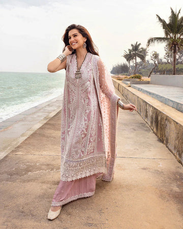 Faiza Saqlain | Zinnia Lawn 25 | Amaryllis - Aqsa Fabrics