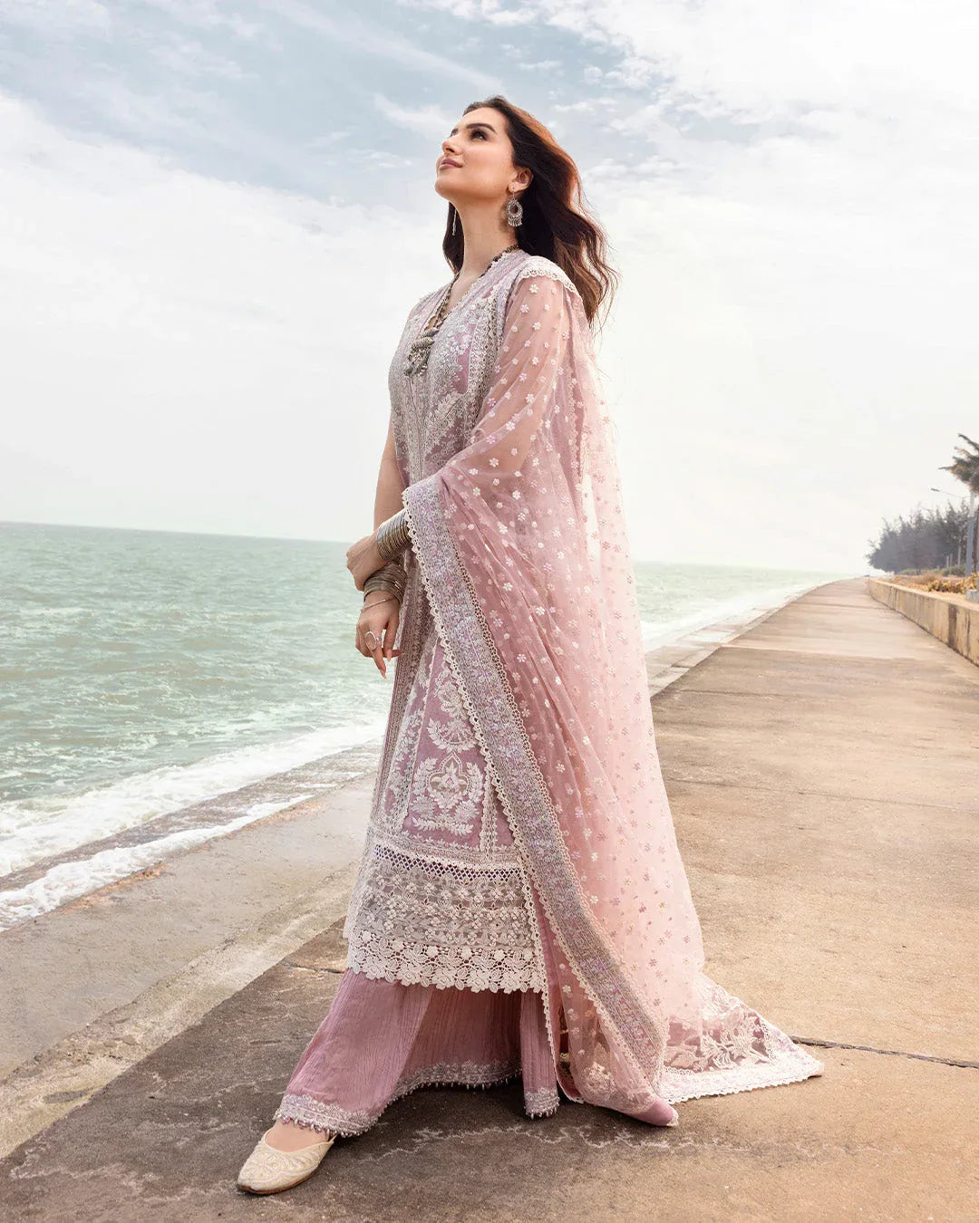 Faiza Saqlain | Zinnia Lawn 25 | Amaryllis - Aqsa Fabrics