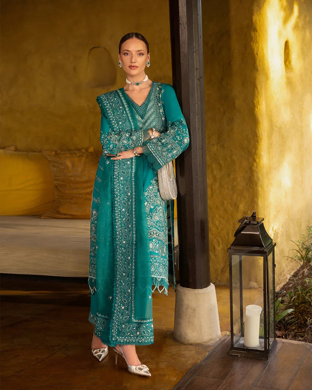Faiza Saqlain | Zinnia Lawn 25 | Calla - Aqsa Fabrics