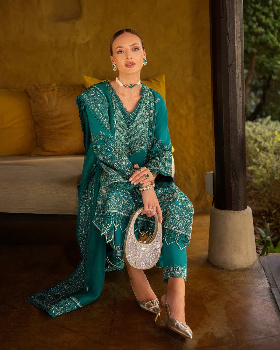 Faiza Saqlain | Zinnia Lawn 25 | Calla - Aqsa Fabrics