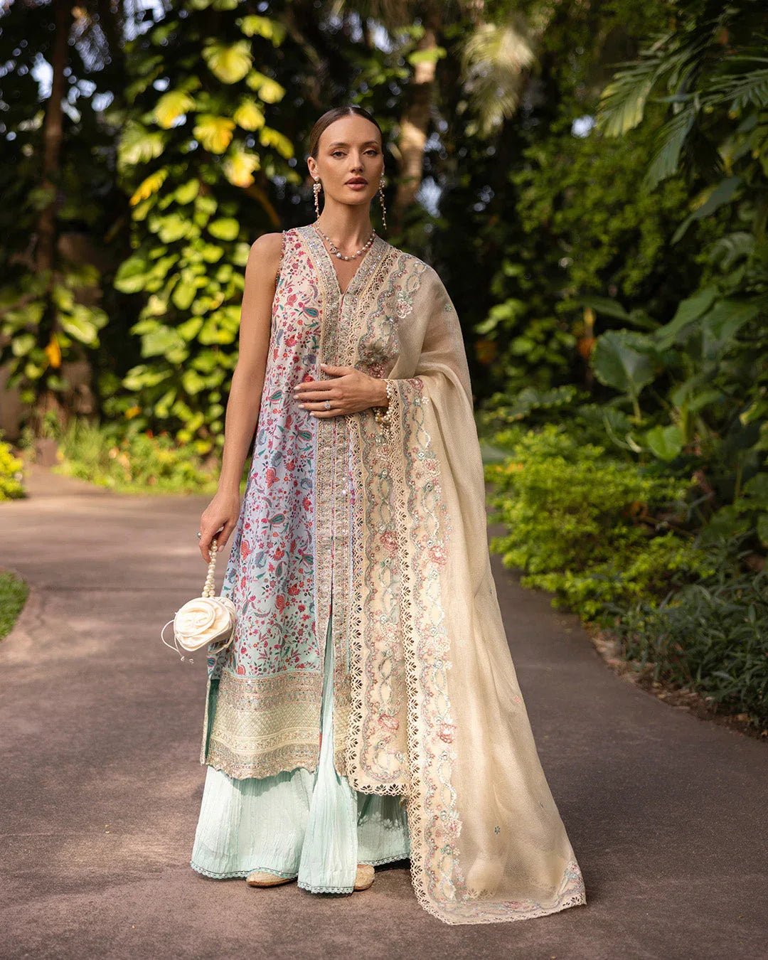 Faiza Saqlain | Zinnia Lawn 25 | Danica - Aqsa Fabrics
