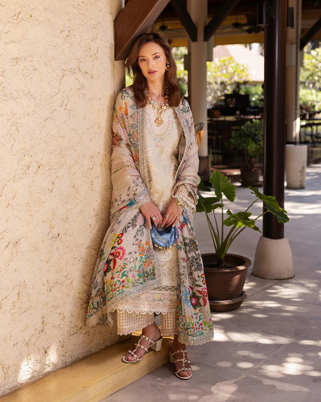Faiza Saqlain | Zinnia Lawn 25 | Delilah - Aqsa Fabrics