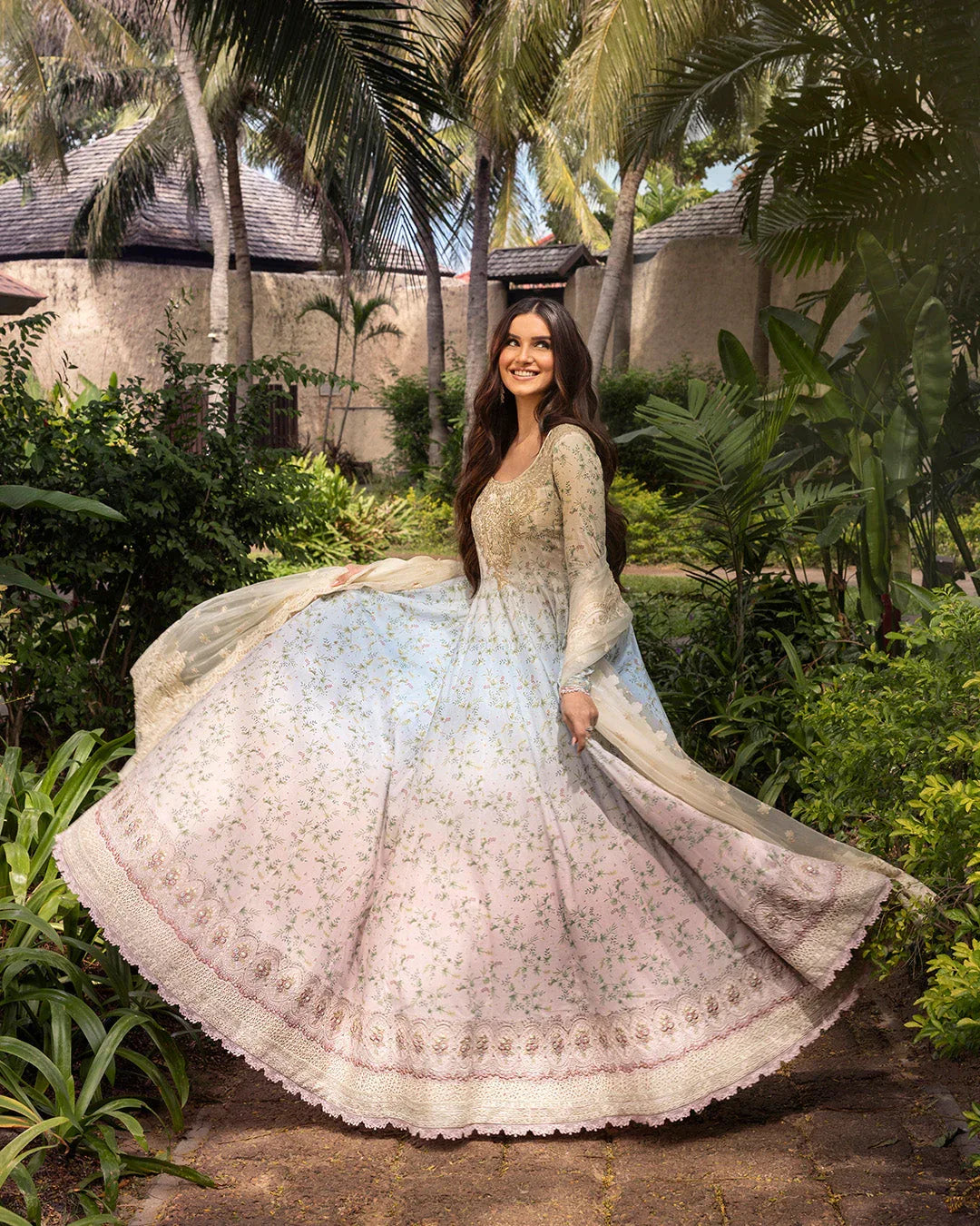Faiza Saqlain | Zinnia Lawn 25 | Freesia - Aqsa Fabrics