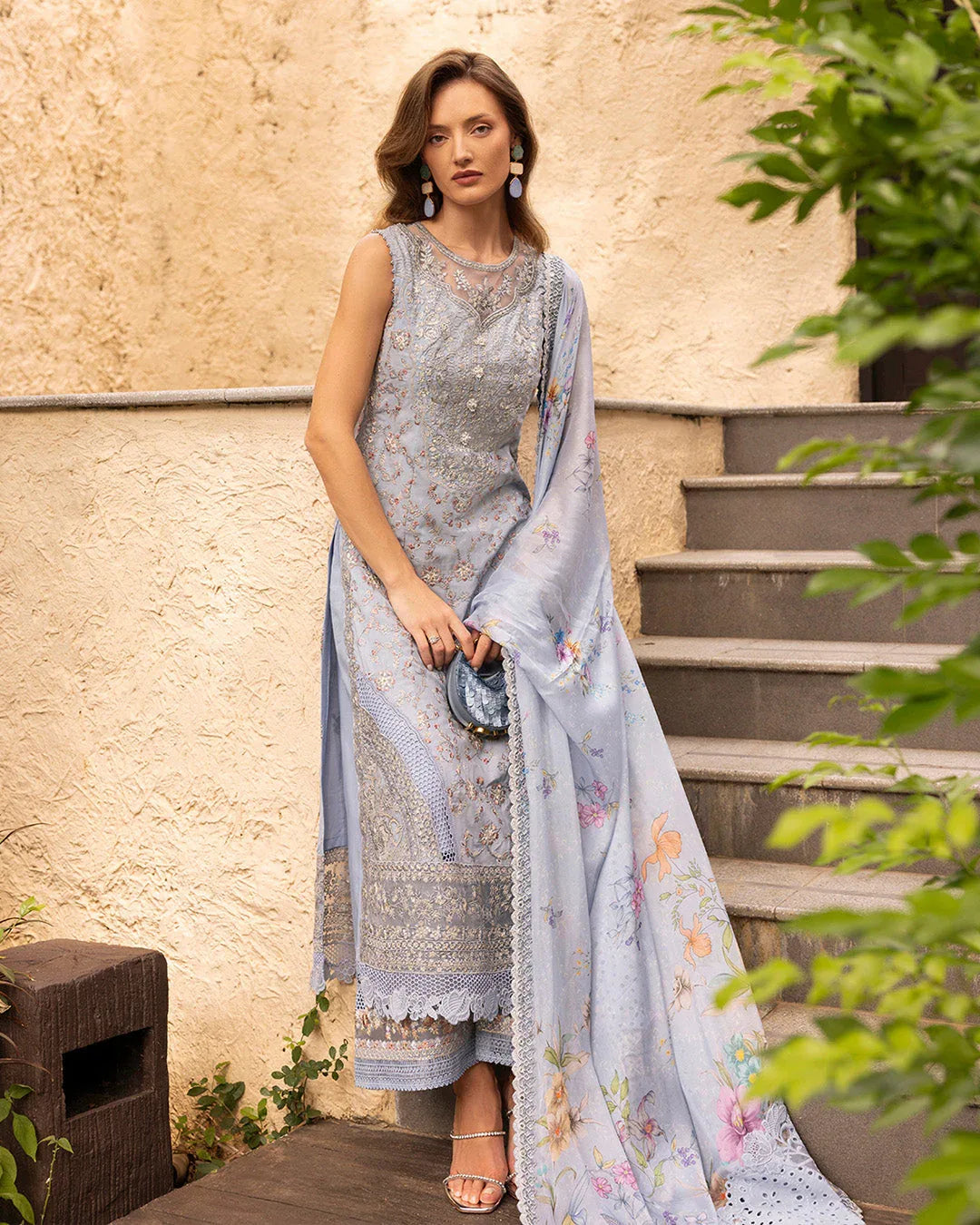 Faiza Saqlain | Zinnia Lawn 25 | Liana - Aqsa Fabrics