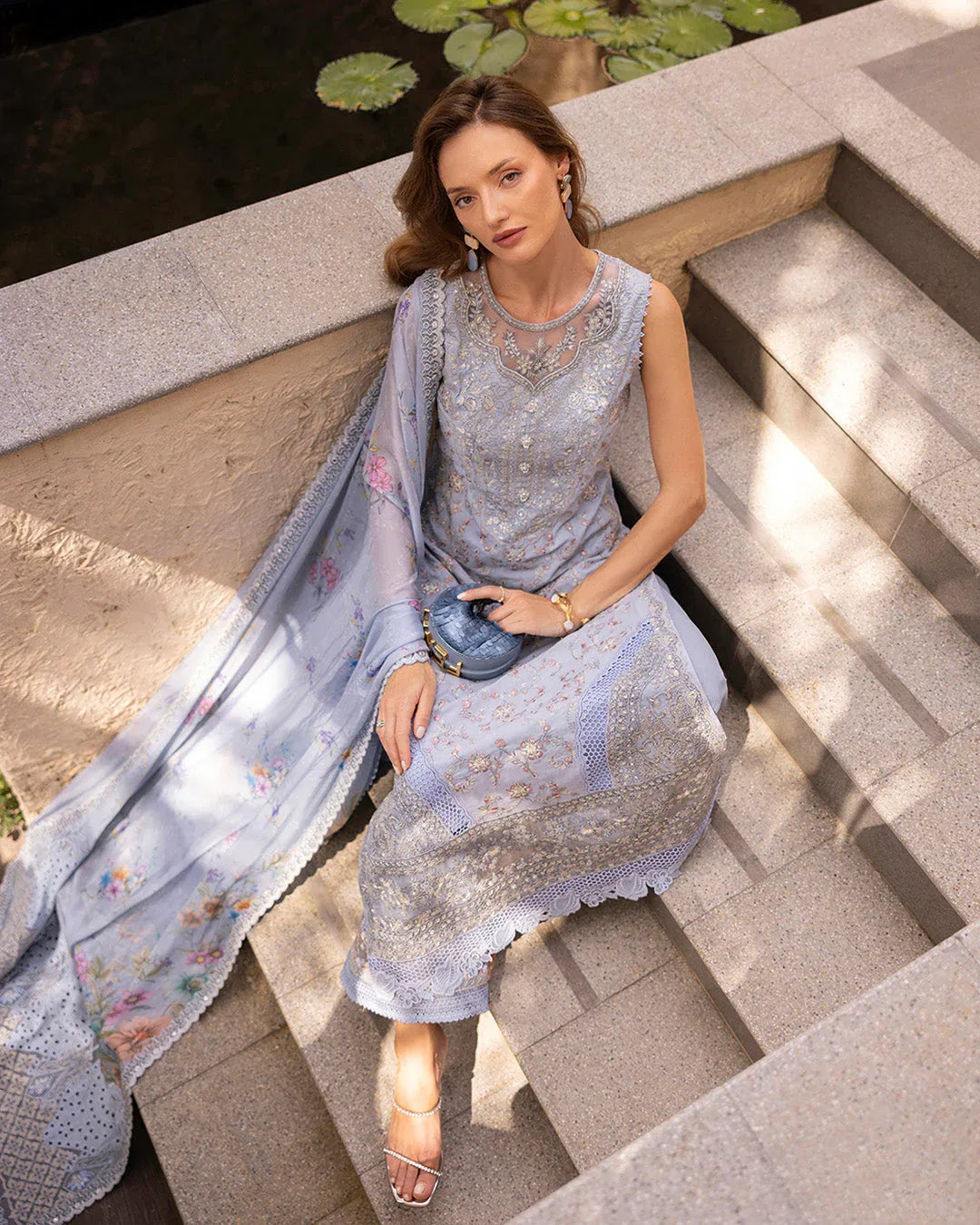 Faiza Saqlain | Zinnia Lawn 25 | Liana - Aqsa Fabrics
