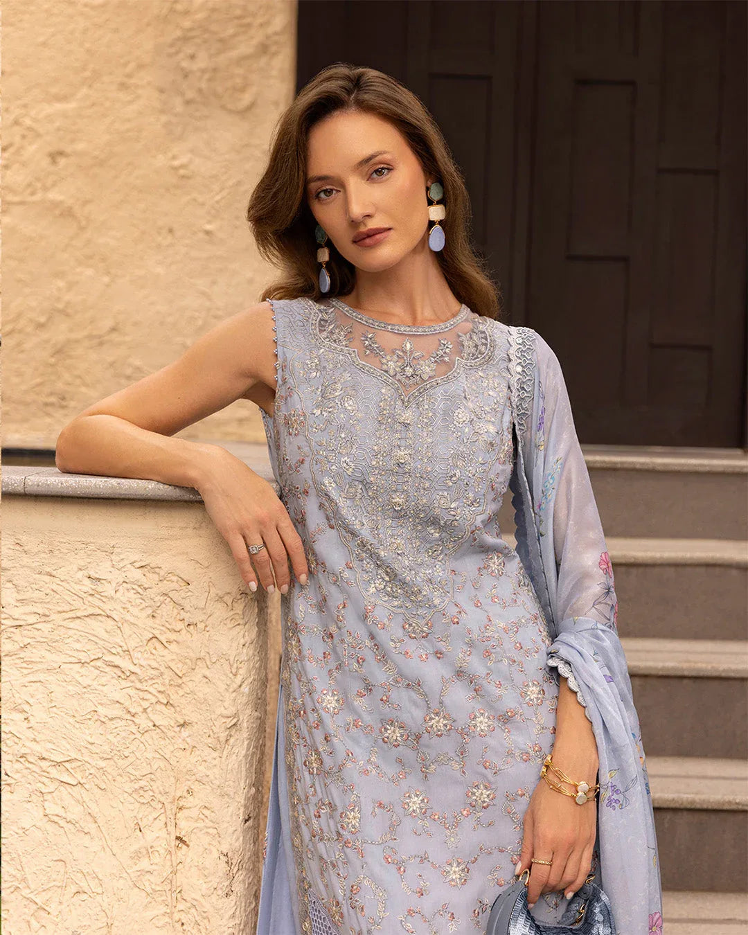 Faiza Saqlain | Zinnia Lawn 25 | Liana - Aqsa Fabrics