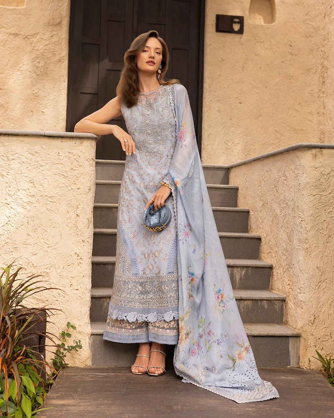 Faiza Saqlain | Zinnia Lawn 25 | Liana - Aqsa Fabrics