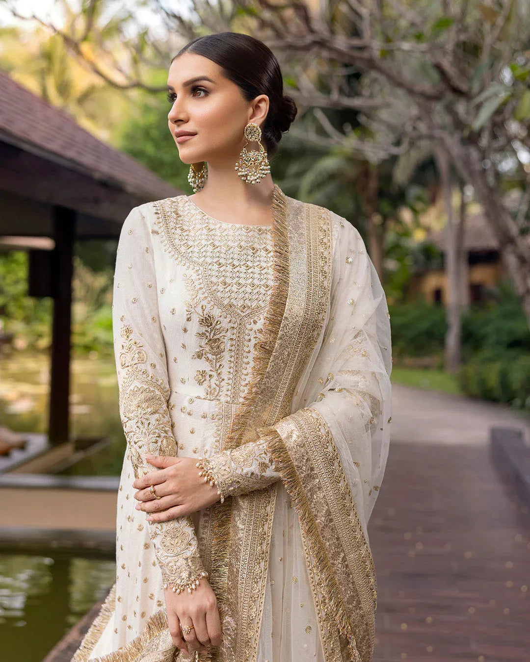 Faiza Saqlain | Zinnia Lawn 25 | Lily - Aqsa Fabrics
