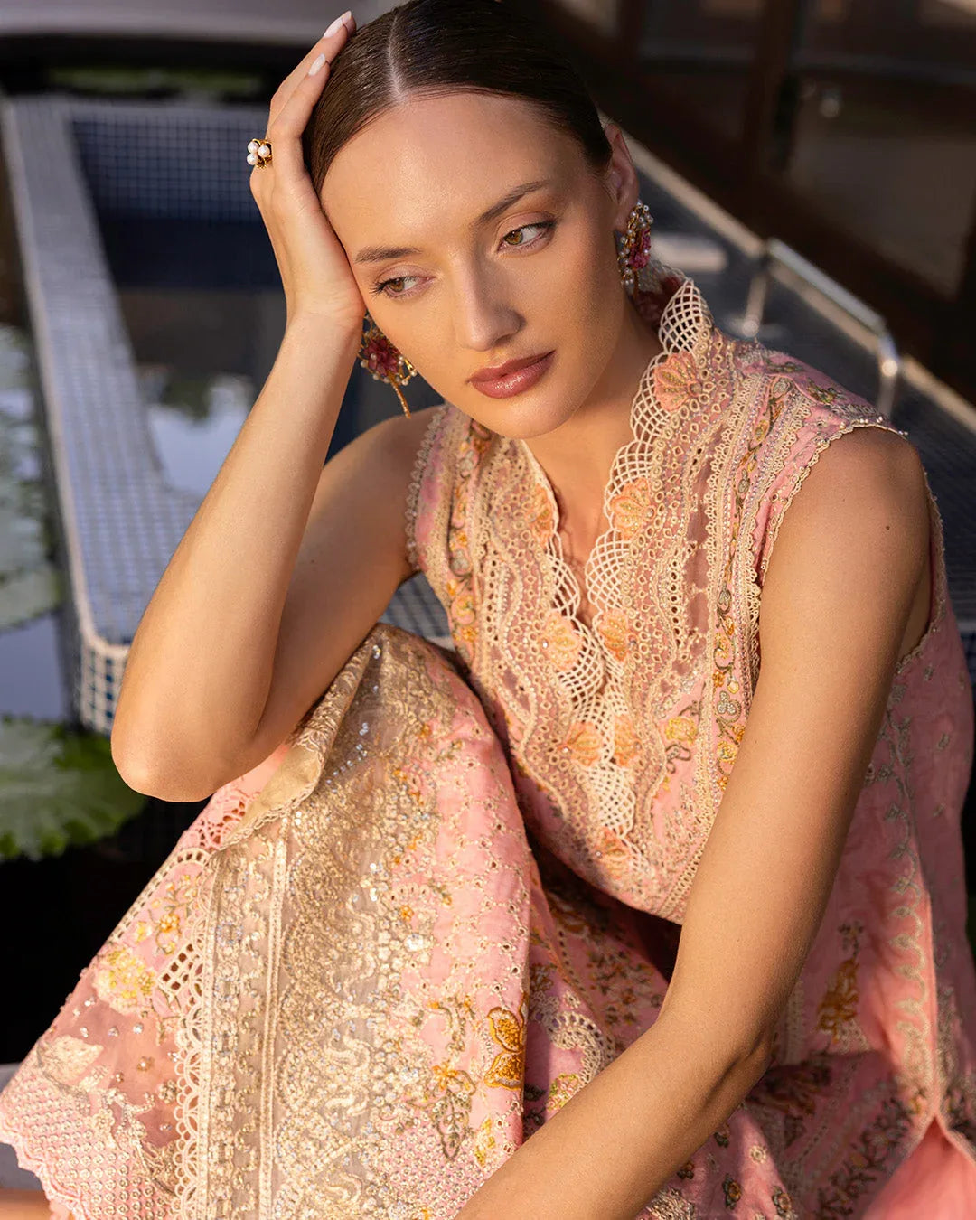 Faiza Saqlain | Zinnia Lawn 25 | Peony - Aqsa Fabrics
