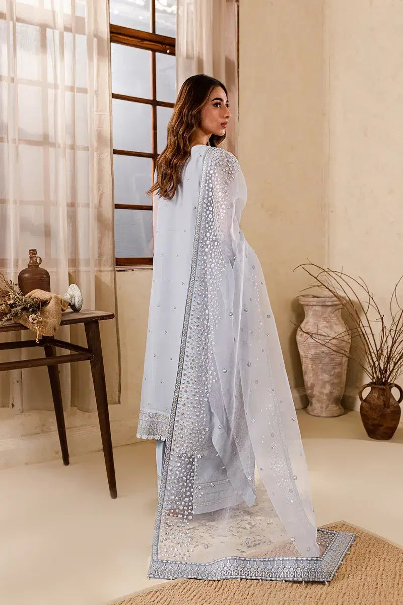 Farasha | Ritzier Festive Formals | Cosmic Sky - Aqsa Fabrics