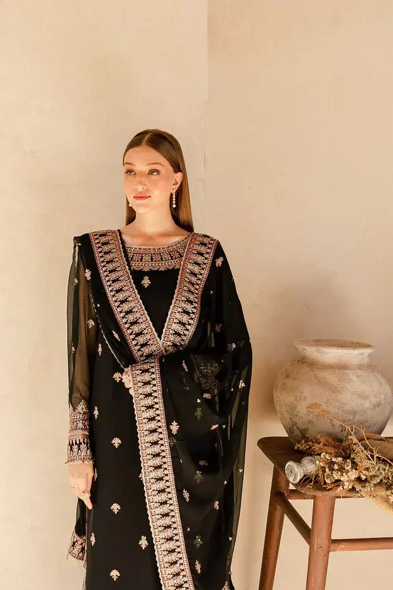 Farasha | Ritzier Festive Formals | Charcoal Nova - Aqsa Fabrics