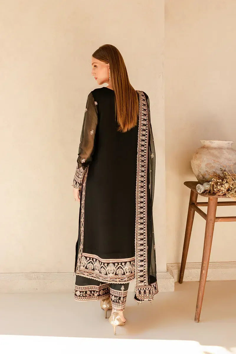 Farasha | Ritzier Festive Formals | Charcoal Nova - Aqsa Fabrics