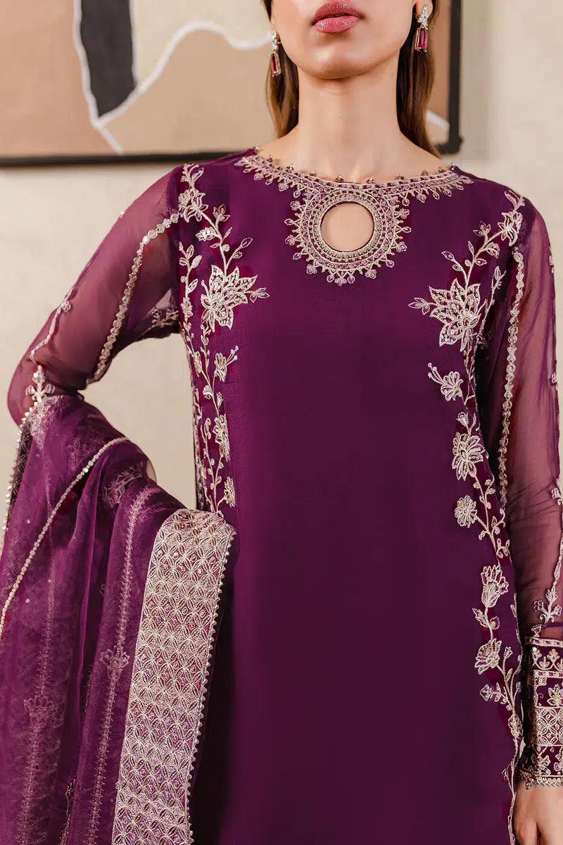 Farasha | Ritzier Festive Formals | Plum Affair - Aqsa Fabrics