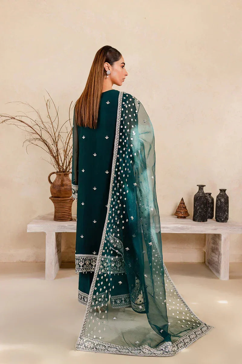 Farasha | Ritizer Festive Formals | Teal Glow - Aqsa Fabrics