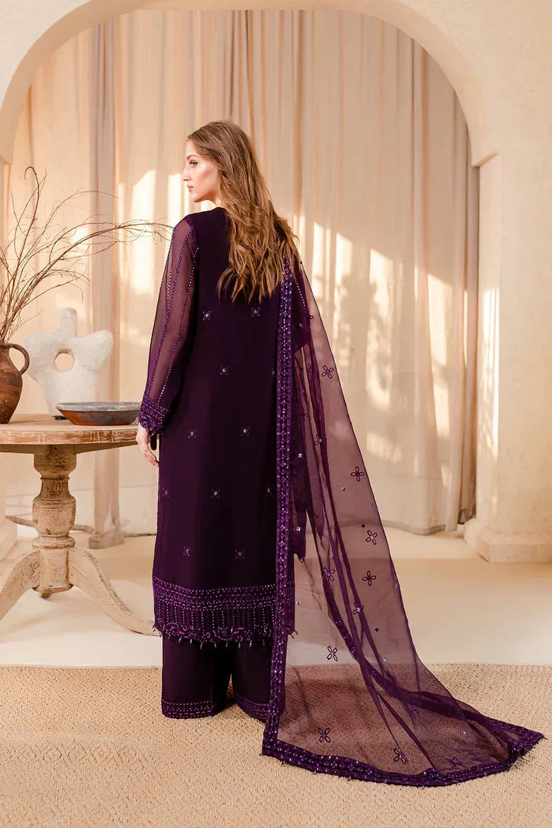 Farasha | Ritizer Festive Formals | Purple Dazzle - Aqsa Fabrics