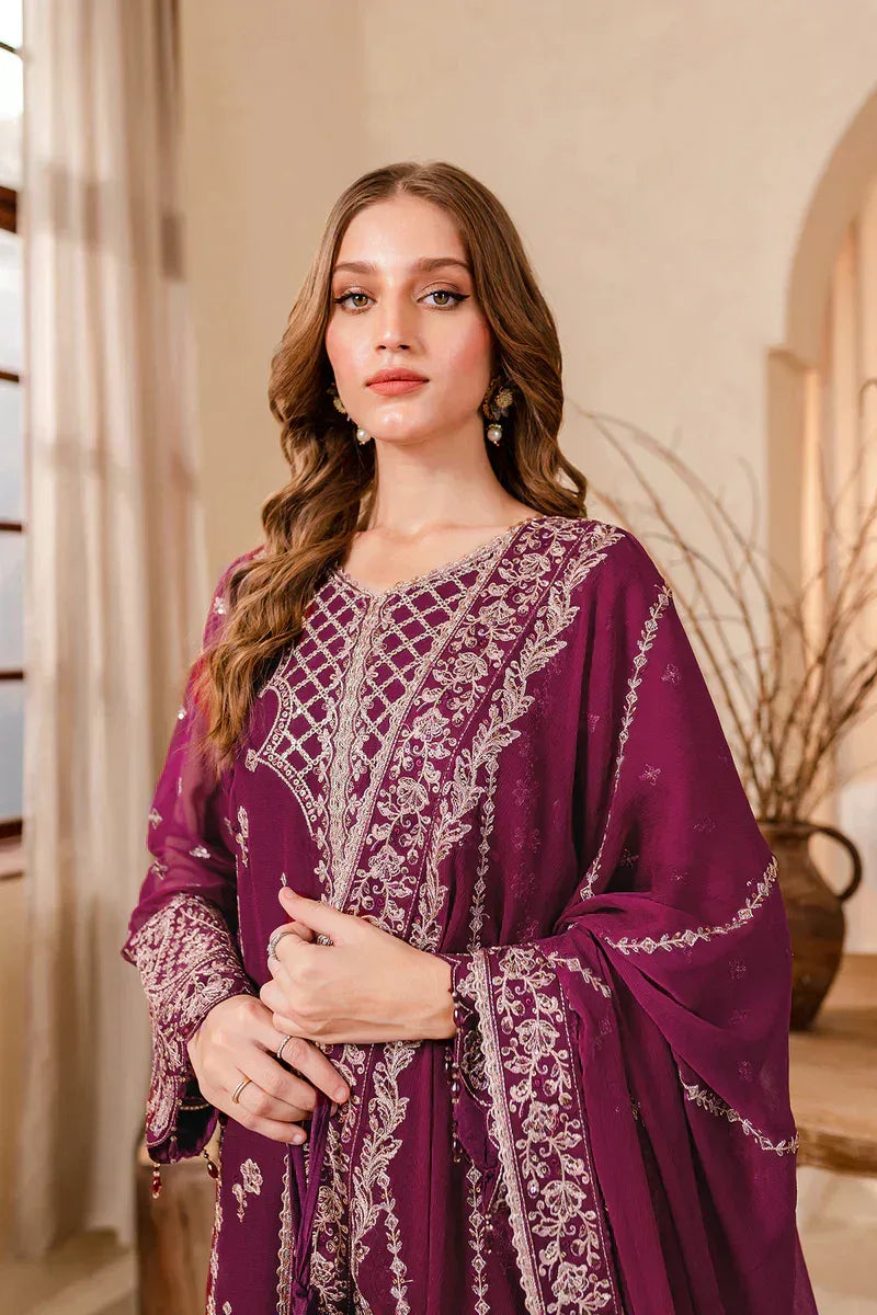 Farasha | Ritizer Festive Formals | Magenta Marvel - Aqsa Fabrics
