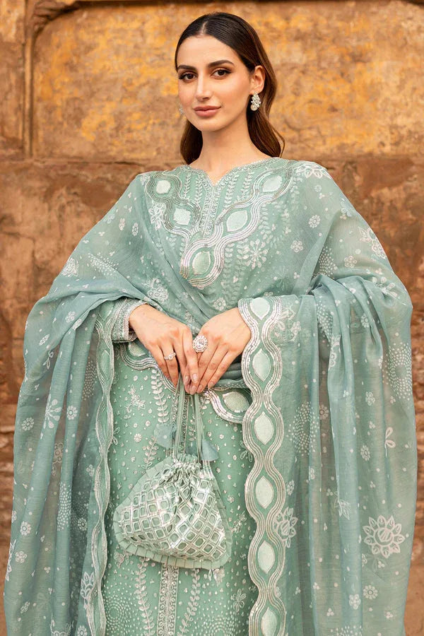 Farasha | Ritzier Wedding Formals | Ocean Light - Aqsa Fabrics
