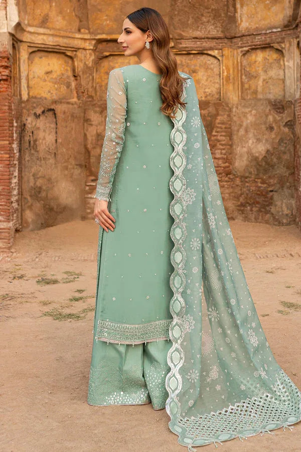 Farasha | Ritzier Wedding Formals | Ocean Light - Aqsa Fabrics