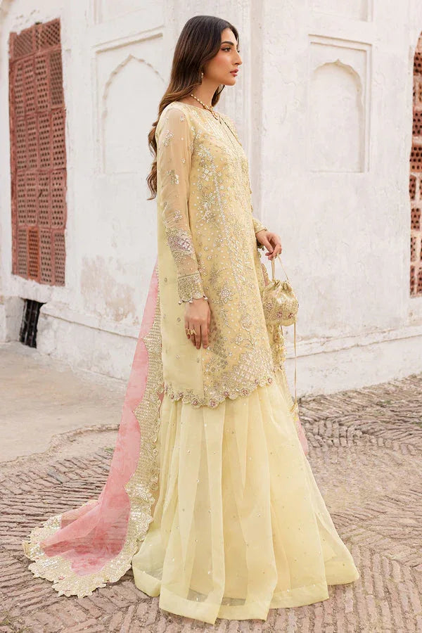 Farasha | Ritzier Wedding Formals |  Marigold Bliss - Aqsa Fabrics
