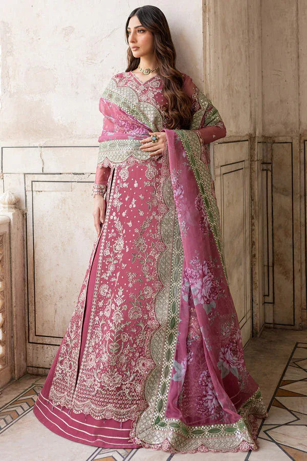 Farasha | Ritzier Wedding Formals |  Regal Rose - Aqsa Fabrics