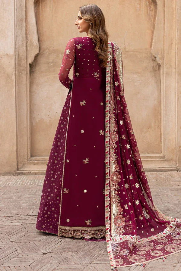 Farasha | Ritzier Wedding Formals | Scarlet Charm - Aqsa Fabrics