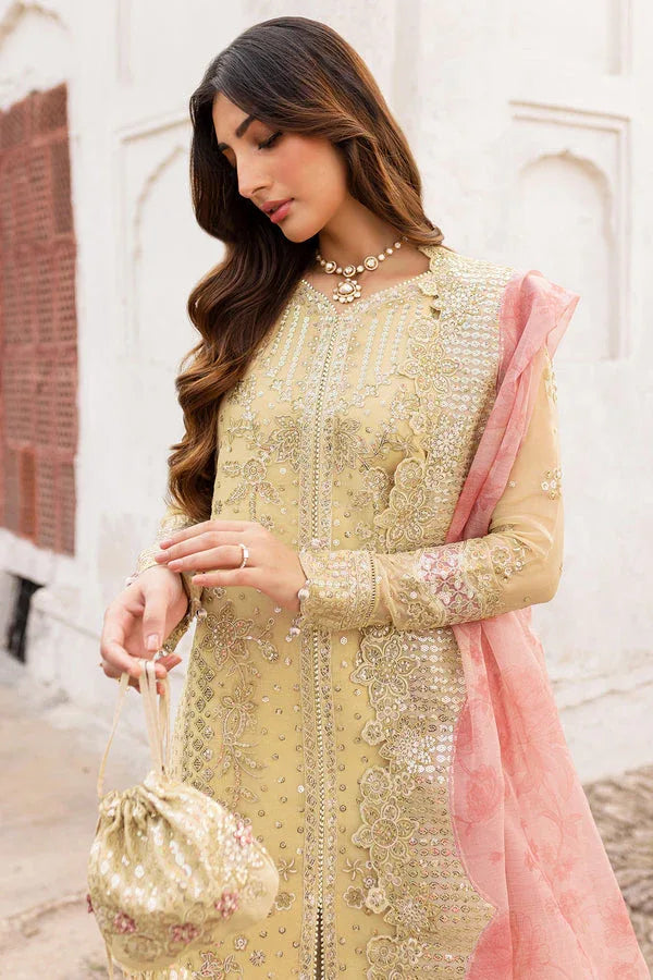 Farasha | Ritzier Wedding Formals |  Marigold Bliss - Aqsa Fabrics