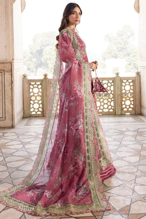 Farasha | Ritzier Wedding Formals |  Regal Rose - Aqsa Fabrics