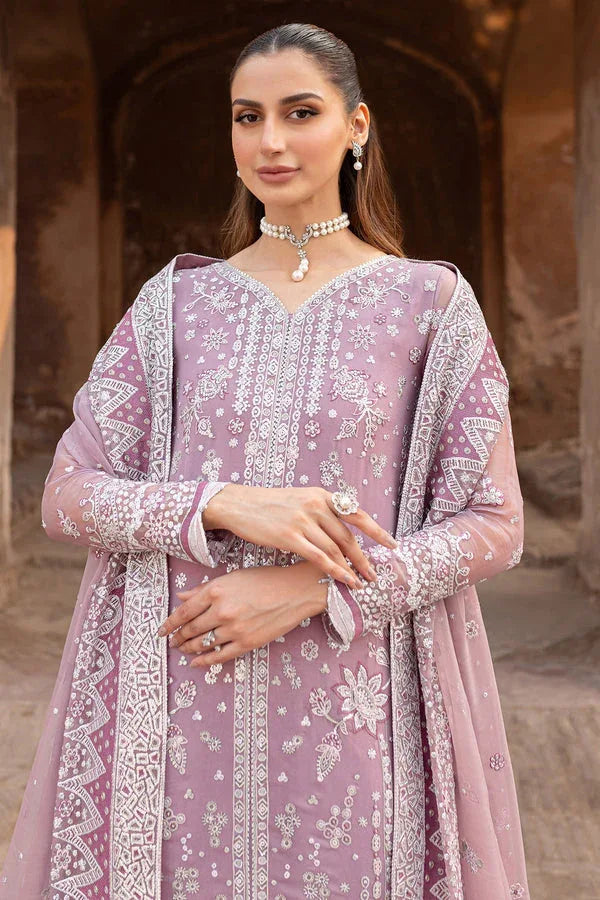 Farasha | Ritzier Wedding Formals |  Pastel Mist - Aqsa Fabrics