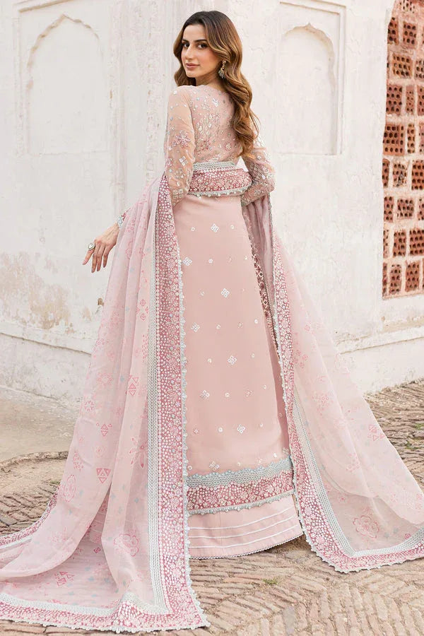 Farasha | Ritzier Wedding Formals | Satin Rose - Aqsa Fabrics