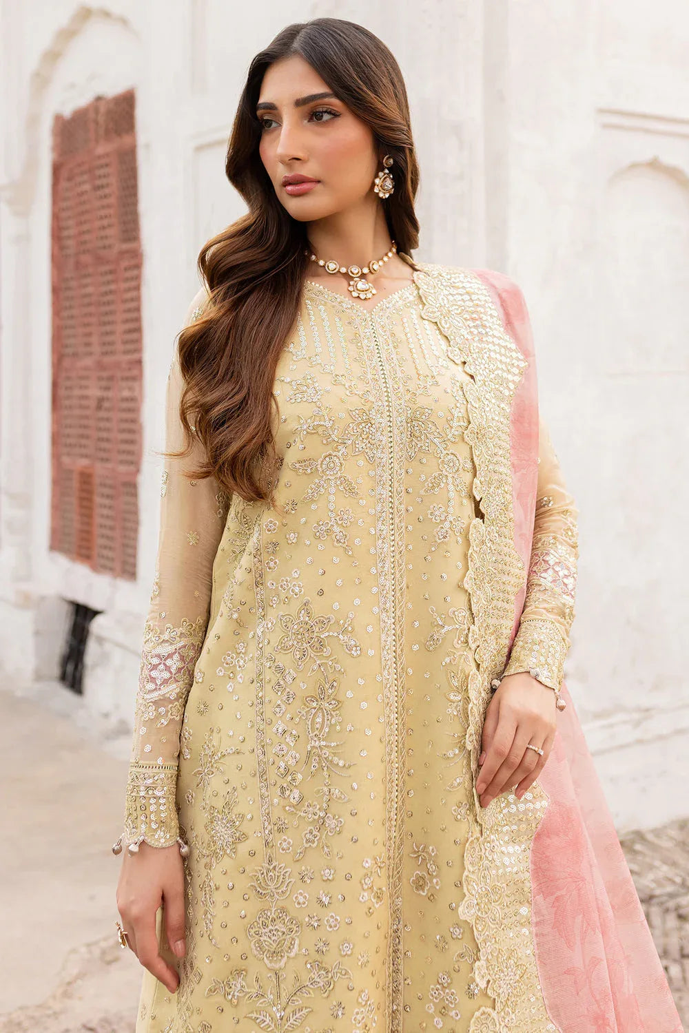 Farasha | Ritzier Wedding Formals |  Marigold Bliss - Aqsa Fabrics