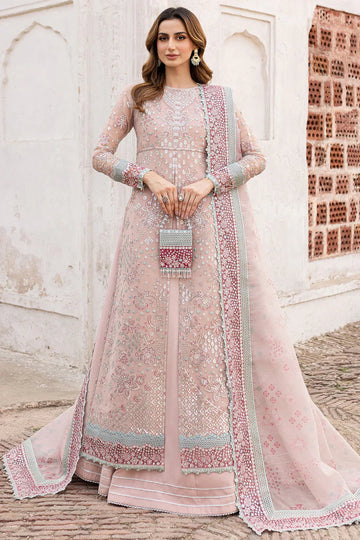 Farasha | Ritzier Wedding Formals | Satin Rose - Aqsa Fabrics