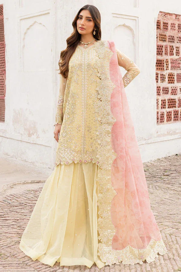 Farasha | Ritzier Wedding Formals |  Marigold Bliss - Aqsa Fabrics