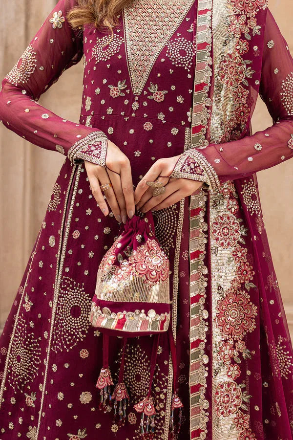 Farasha | Ritzier Wedding Formals | Scarlet Charm - Aqsa Fabrics